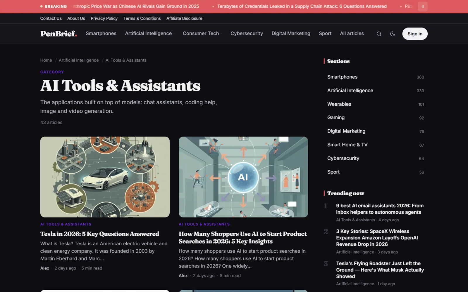 AI Content Publishing Platform: Category: AI tools