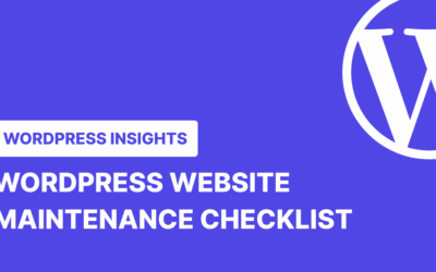 wordpress maintenance services