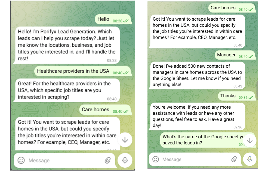 Leads generation